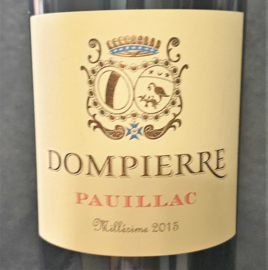 Château Dompierre Pauillac 2015
