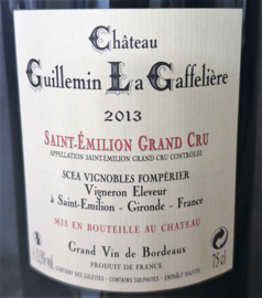 Château Guillemin la Gaffelière Grand Cru 2013