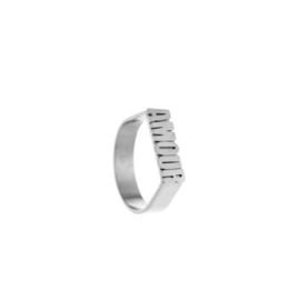Amour ring zilver