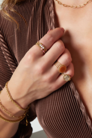 Statement ring steen - one size