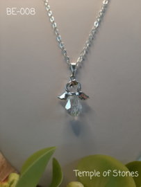 Ketting met kristallen engel helder