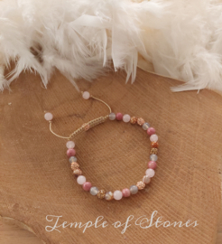 Armband Boeddha mineralen JU-15-K extra