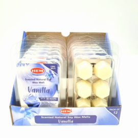 Hem Scented Natural soy Wax Melt - Vanilla 6st