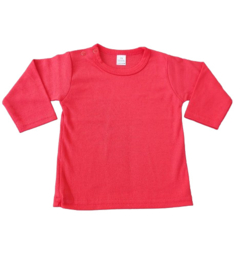 Kinder shirt Rood lange mouw