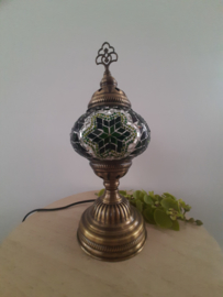 Turkse tafellamp groen