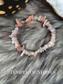 Maansteen armband split