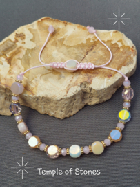 Armband met schuifknoop Flower