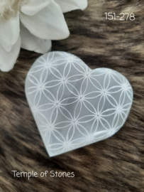 Seleniet hart "flower of Life"