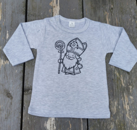 Kinder shirt sport gray lange mouw