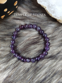 Amethist armband 6mm Kind