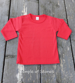 Kinder shirt Rood lange mouw