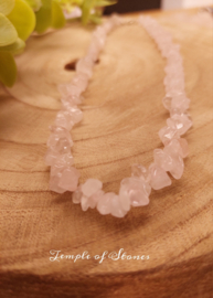 Rozekwarts split ketting