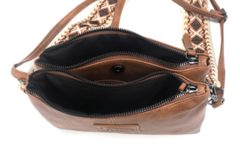 Camel schoudertas Belle
