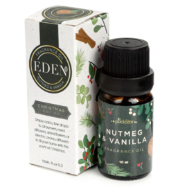 Eden Geurolie Kerstmis Bloemig Nootmuskaat & Vanille 10ml