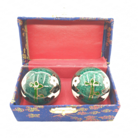 Meridiaankogels groen met Panda 4.5cm
