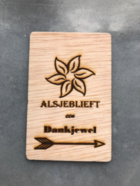 Alsjeblieft een dankjewel