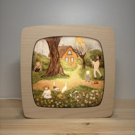 Flying a kite | Goose Grass Illustrations GG004