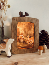 Kaartenlamp Eikenhout | Luxe uitvoering