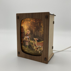Postcardlamp Basic | Walnut