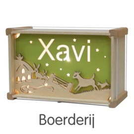 Thema Lamp mit Name Deluxe