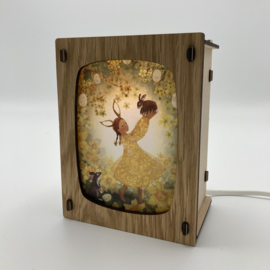 Postcardlamp Basic | Oak
