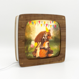 Seizoenenlamp Premium | Walnut