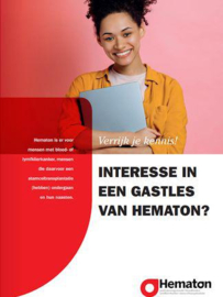 Folder Interesse in een gastles van Hematon?