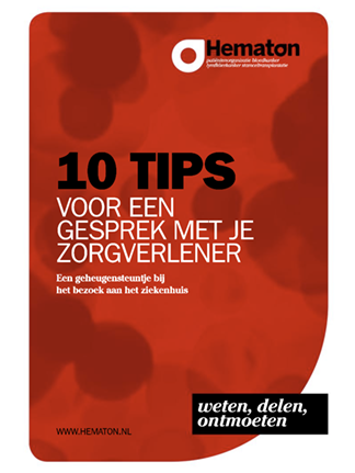 Kaart - 10 tips voor een goed gesprek met je zorgverlener
