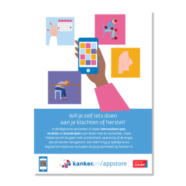 Poster Appstore kanker.nl A3