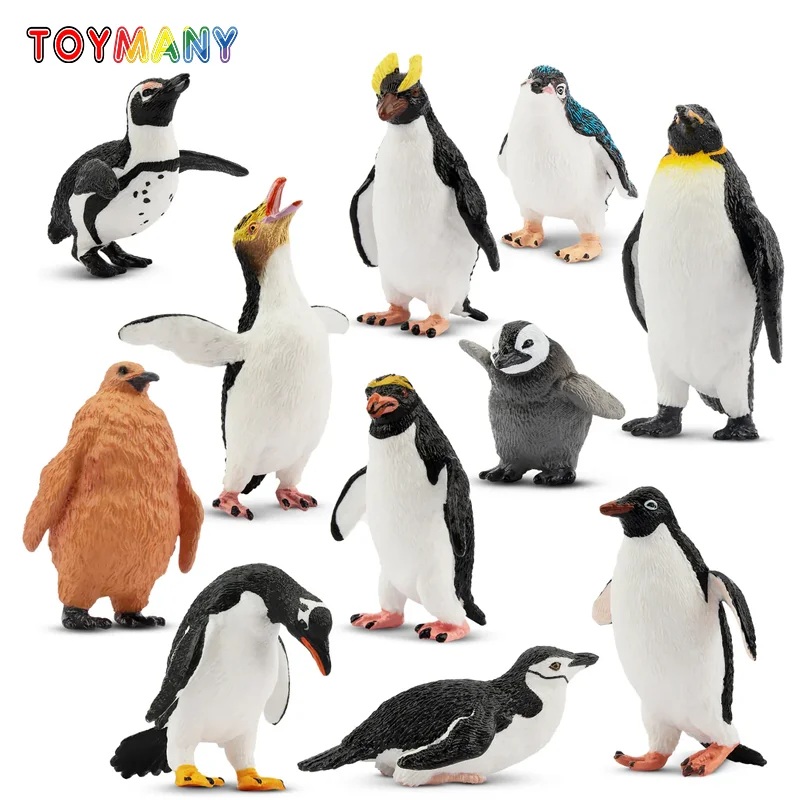 Penguins  set  12 spieces Toymany