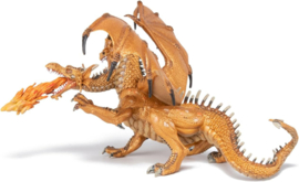Golden 2-headed dragon Papo 38938