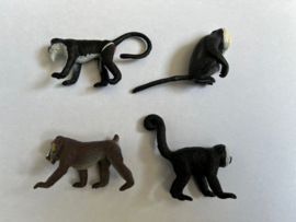 Monkeys  (4 stuks)  mini