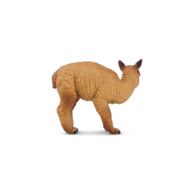 Standing Brown Alpaca Baby  Toymany
