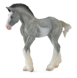 Clydesdale foal  blue roan CollectA 88626