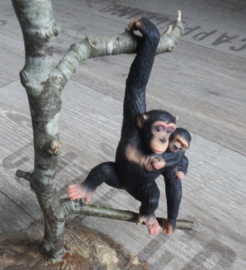 Chimpansee met baby  Bullyland 63594