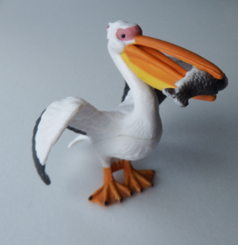 Pelikaan met vis