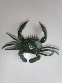 Donkergroene krab