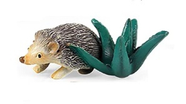 Hedgehog with plant