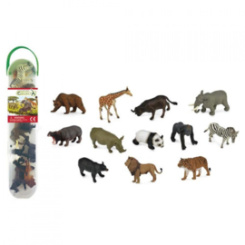 WILDLIFE   set met 12 wilde dieren CollectA 89105