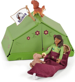 Sarah's Kampeeruitstapje   Schleich 42533