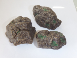 3 rocks