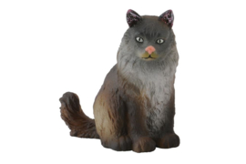Norwegian Forest cat sitting Collecta 88327