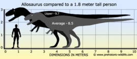 Allosaurus Papo 55078