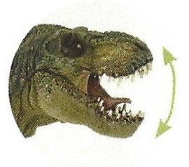 Tyrannosaurus Rex   Papo 55027  rennend, groen