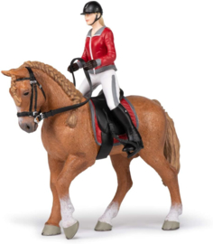 Walking horse with riding girl - Papo 51564