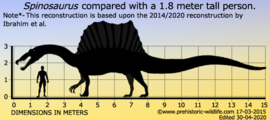 Spinosaurus lopend  CollectA 88739