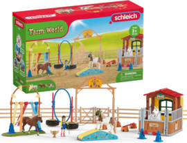 Behendigheid bij de stal Schleich 72149