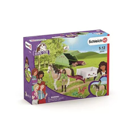 Sarah's Kampeeruitstapje   Schleich 42533