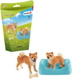 Shiba Inu Schleich 42479  set