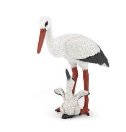 Stork with chick  Papo 50159